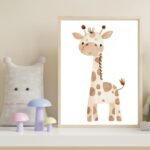 Cute giraffe Art