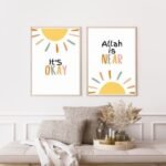Set of 2 Allah is Near